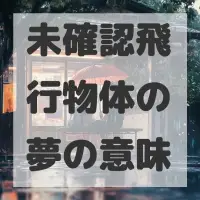 未確認飛行物体の夢のサムネイル