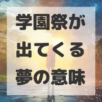 学園祭が出てくる夢のサムネイル