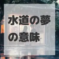 水道の夢のサムネイル画像