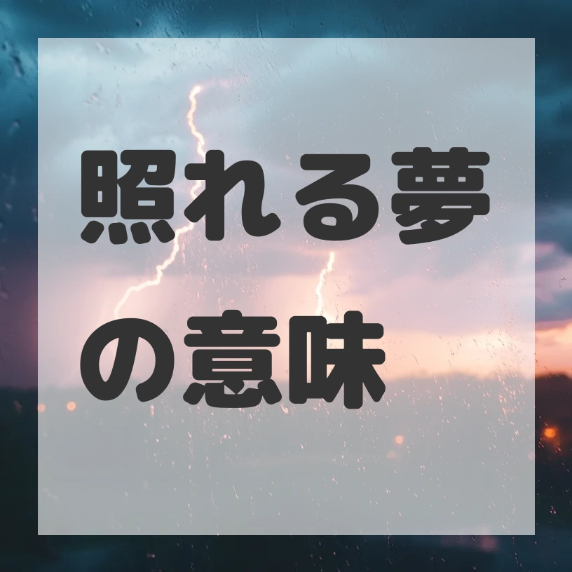照れる夢のサムネイル画像