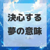 決心する夢のサムネイル画像
