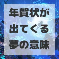 年賀状が出てくる夢のサムネイル画像