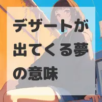 デザートが出てくる夢のサムネイル