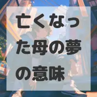 亡くなった母の夢のサムネイル画像
