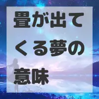 畳が出てくる夢のサムネイル