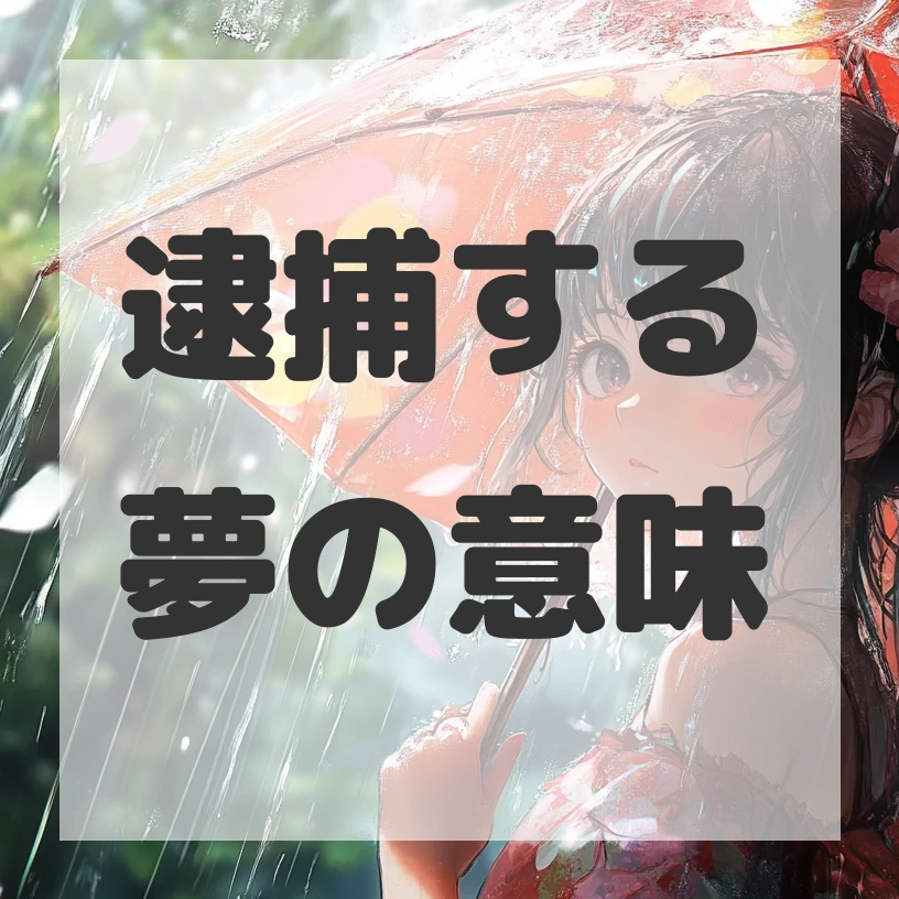 逮捕する夢のサムネイル画像