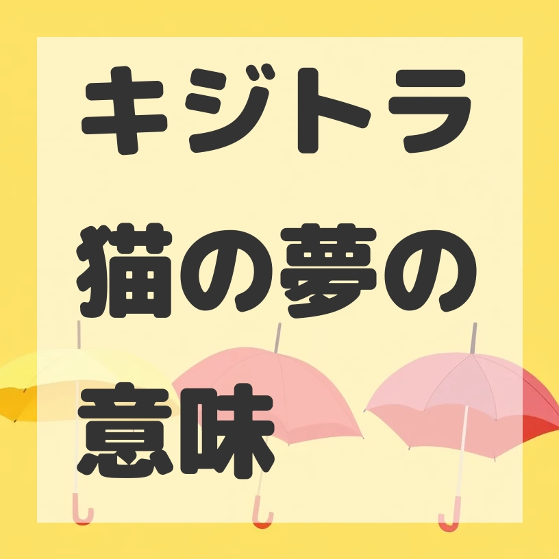 キジトラ猫の夢のサムネイル画像