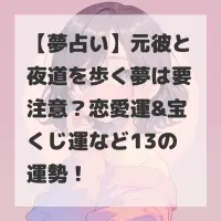 元彼と夜道を歩く夢のサムネイル