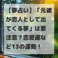 元彼が恋人として出てくる夢のサムネイル