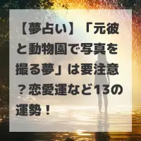元彼と動物園で写真を撮る夢のサムネイル