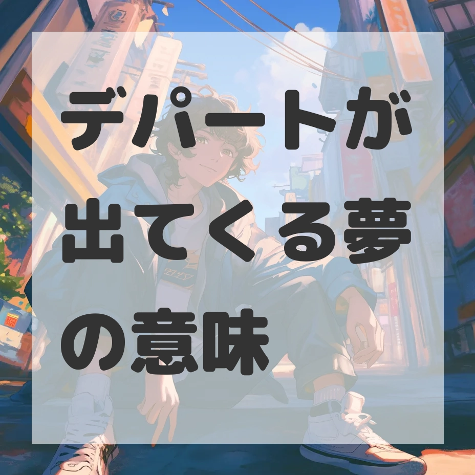 デパートが出てくる夢のサムネイル画像