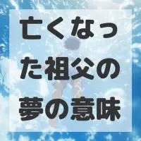 亡くなった祖父の夢のサムネイル画像