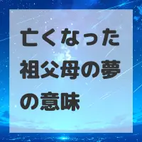 亡くなった祖父母の夢のサムネイル画像