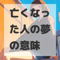 亡くなった人の夢のサムネイル画像