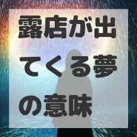 露店が出てくる夢のサムネイル画像
