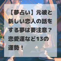 元彼と新しい恋人の話をする夢のサムネイル