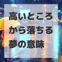高いところから落ちる夢のサムネイル画像