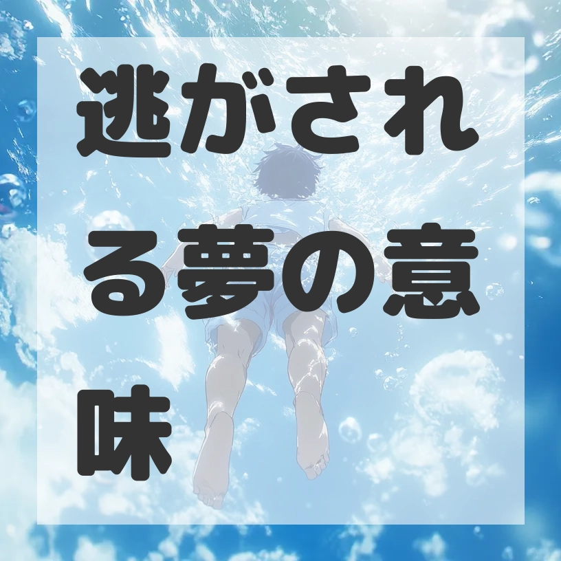 逃がされる夢のサムネイル画像