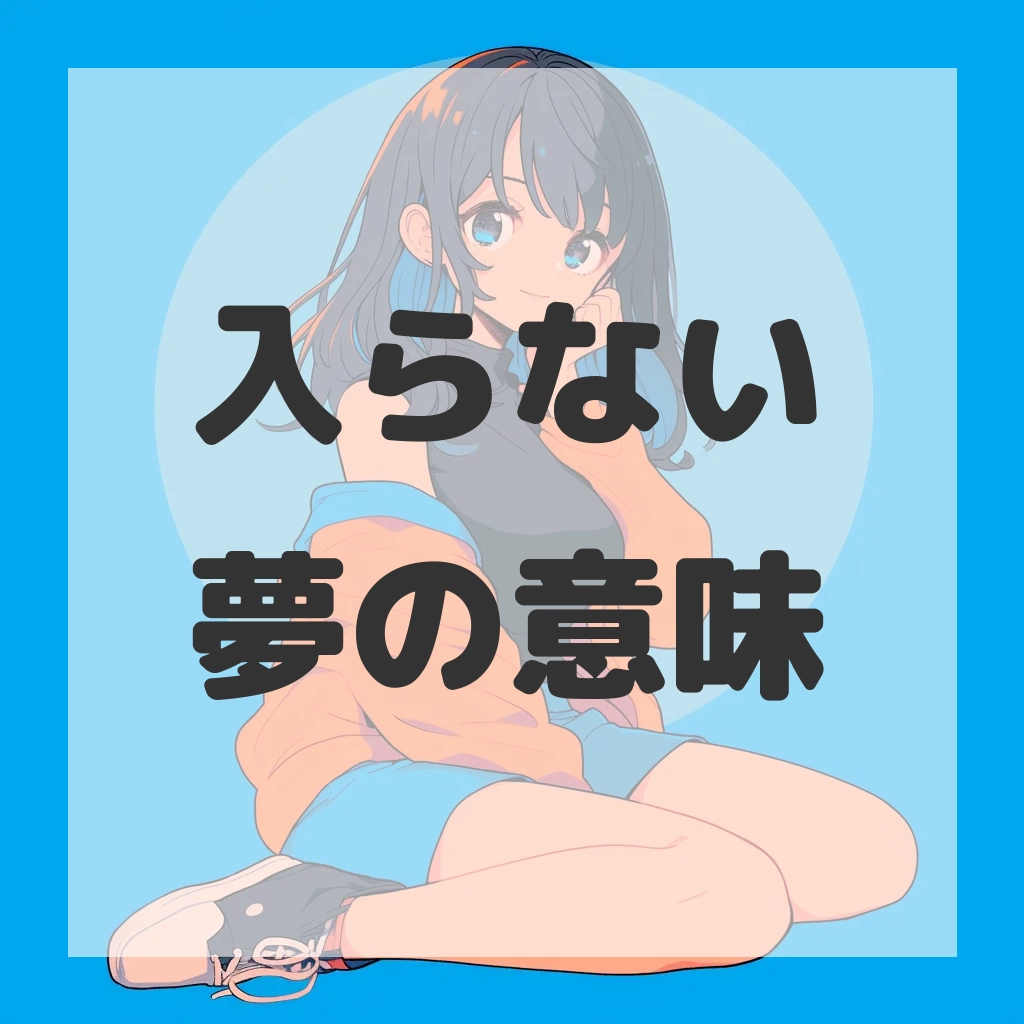 入らない夢のサムネイル画像