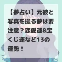 元彼と写真を撮る夢のサムネイル