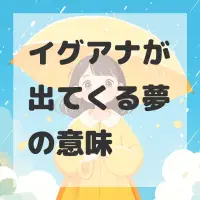 イグアナが出てくる夢のサムネイル画像