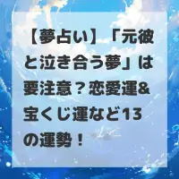 元彼と泣き合う夢のサムネイル
