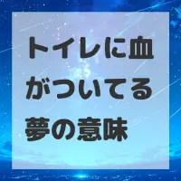 トイレに血がついてる夢のサムネイル