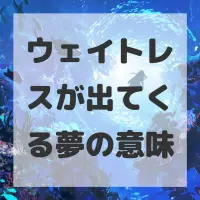 ウェイトレスが出てくる夢のサムネイル