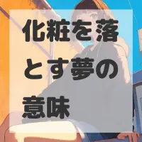 化粧を落とす夢のサムネイル