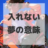 入れない夢のサムネイル画像