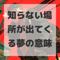 知らない場所が出てくる夢のサムネイル画像