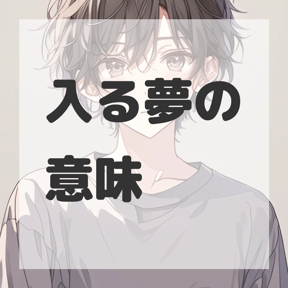 入る夢のサムネイル
