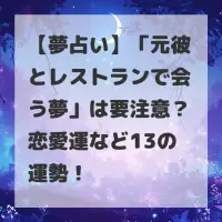 元彼とレストランで会う夢のサムネイル