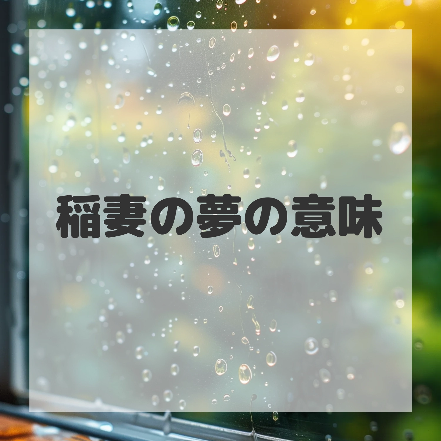 稲妻の夢のサムネイル画像
