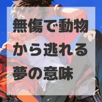 無傷で動物から逃れる夢のサムネイル