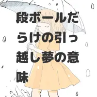 段ボールだらけの引っ越し夢のサムネイル