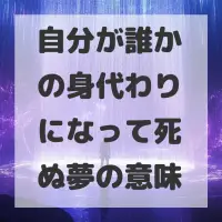 自分が誰かの身代わりになって死ぬ夢のサムネイル