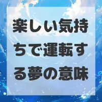楽しい気持ちで運転する夢のサムネイル