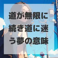 道が無限に続き道に迷う夢のサムネイル