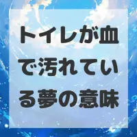 トイレが血で汚れている夢のサムネイル