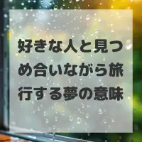 好きな人と見つめ合いながら旅行する夢のサムネイル