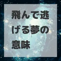 飛んで逃げる夢のサムネイル