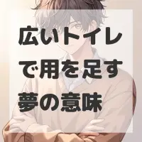 広いトイレで用を足す夢のサムネイル