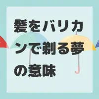 髪をバリカンで剃る夢のサムネイル画像