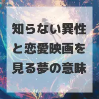 知らない異性と恋愛映画を見る夢のサムネイル