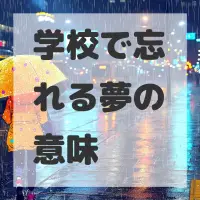 学校で忘れる夢のサムネイル