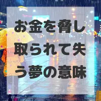 お金を脅し取られて失う夢のサムネイル