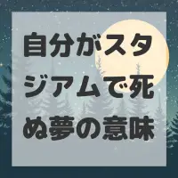 自分がスタジアムで死ぬ夢のサムネイル