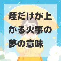 煙だけが上がる火事の夢のサムネイル