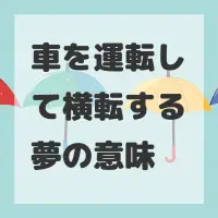 車を運転して横転する夢のサムネイル